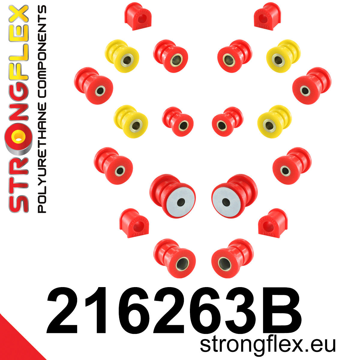 Kit completo de suspensión Toyota Celica T180 AT180 ST182 ST183 ST184 FWD (216263B)