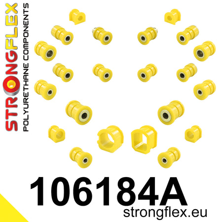 Kit completo de silentblocks de suspensión SPORT Mazda 323 (106184A)