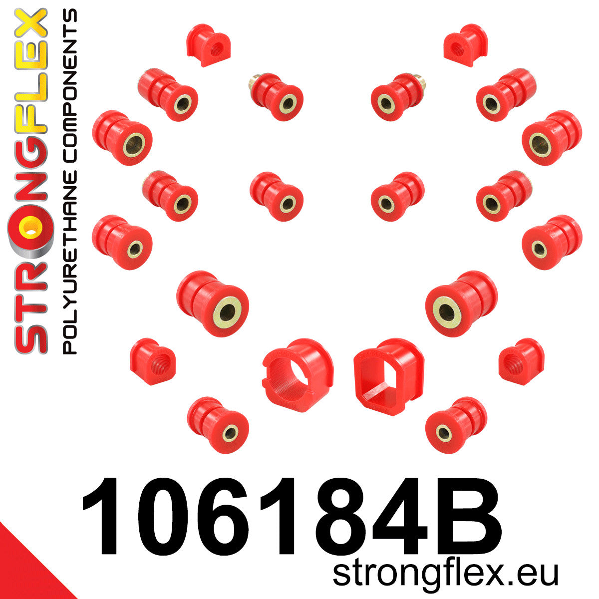 Kit completo de silentblocks de suspensión Mazda 323 (106184B)