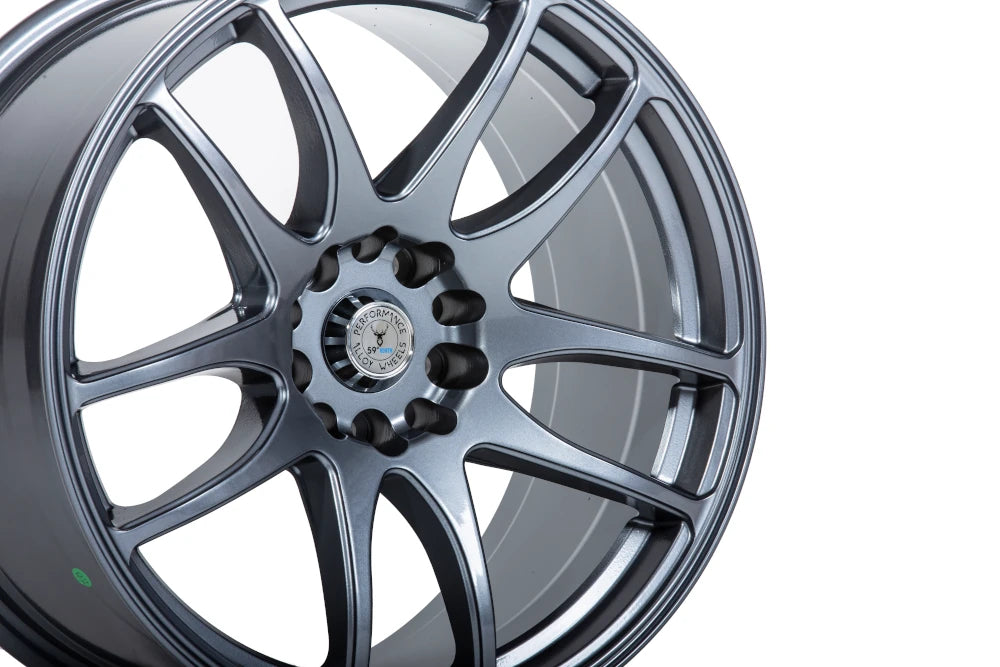 Llanta 59°North D-001 18x8,5" 5x114.3/120 ET35 gris antracita brillo