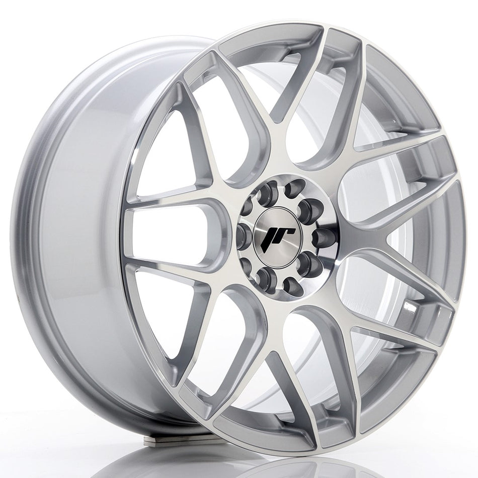 Japan Racing JR-18 17x8" 4x100/114.3 ET35, Machined Silver