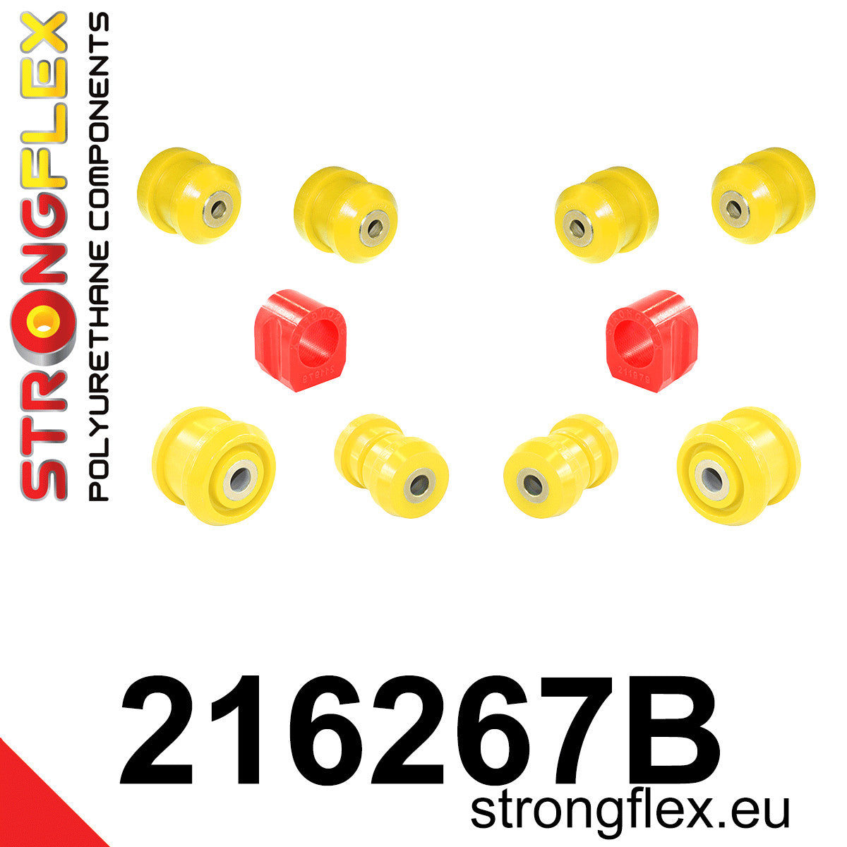 Kit de silentblocks de suspensión delantera Toyota Aristo S140 GS (216267B)