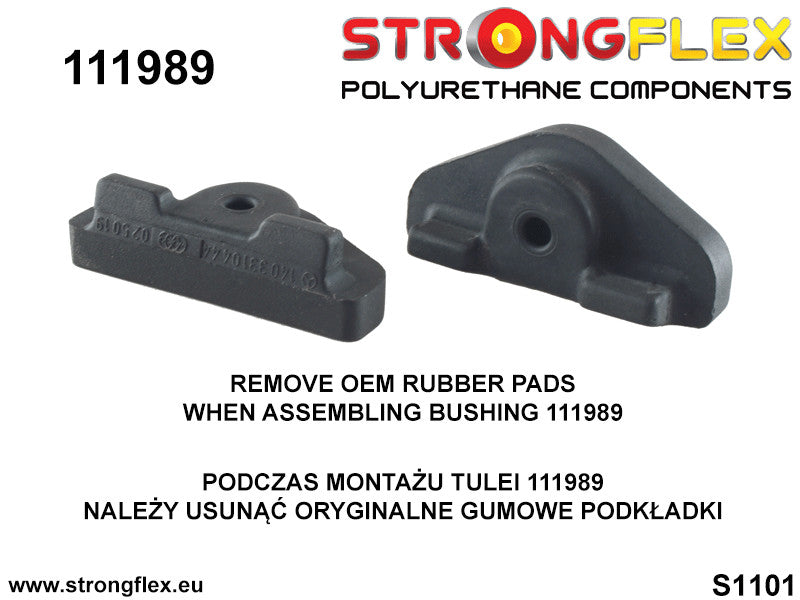 Kit de silentblock del subchasis delantero Mercedes Clase S W140 C140 CL (116251B)