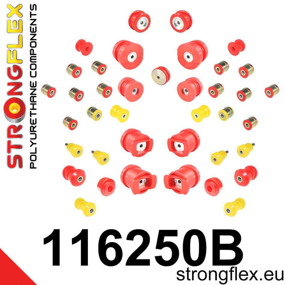 Kit completo de silentblocks de suspensión Mercedes Clase S W140 C140 CL (116250B)