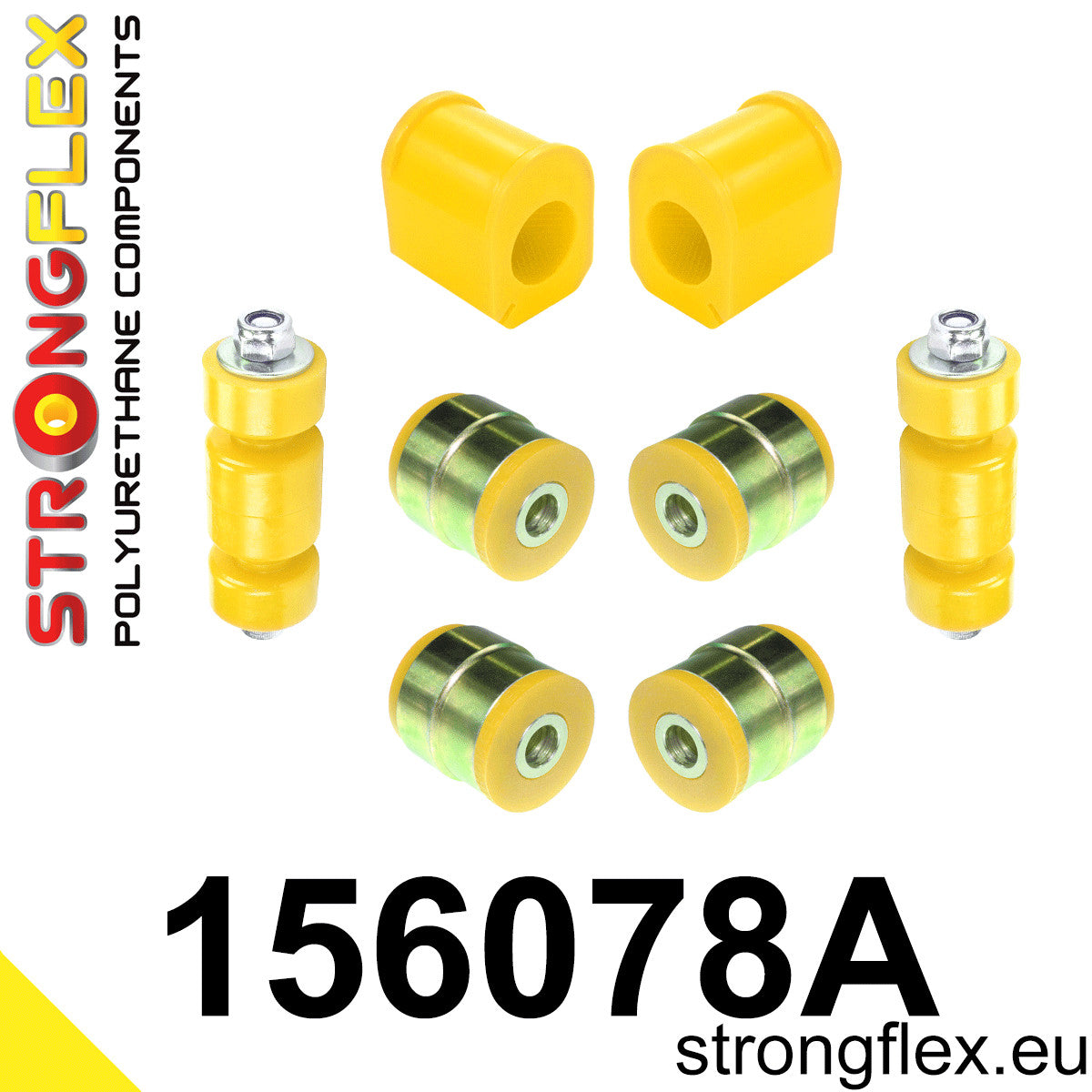 Kit de silentblocks de suspensión delantera SPORT Renault Clio (156078A)