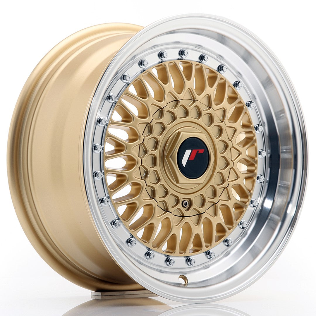 Llanta Japan Racing JR-9 15x7" 4x100/4x108 ET20 dorado