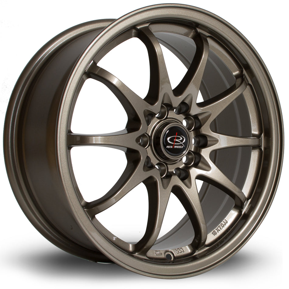 Rota Fighter 16x7" 4x100/114.3 ET40, Bronze