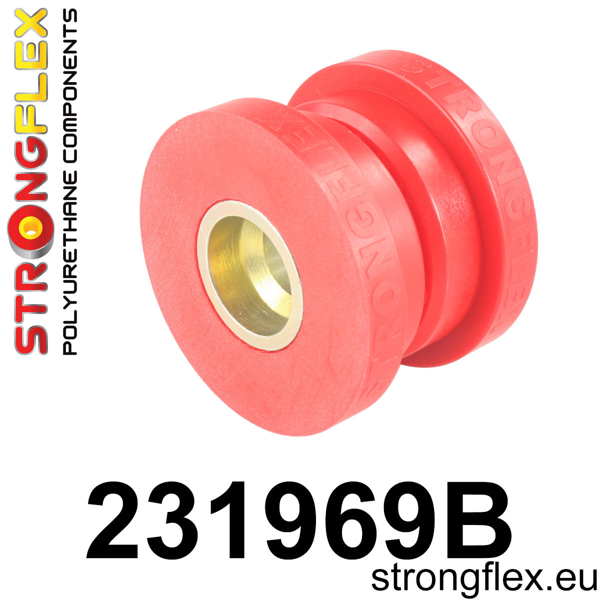 Silentblock del puente trasero 59mm Volvo S80 V70 FWD AWD V70 XC XC70 S60 (231969B)