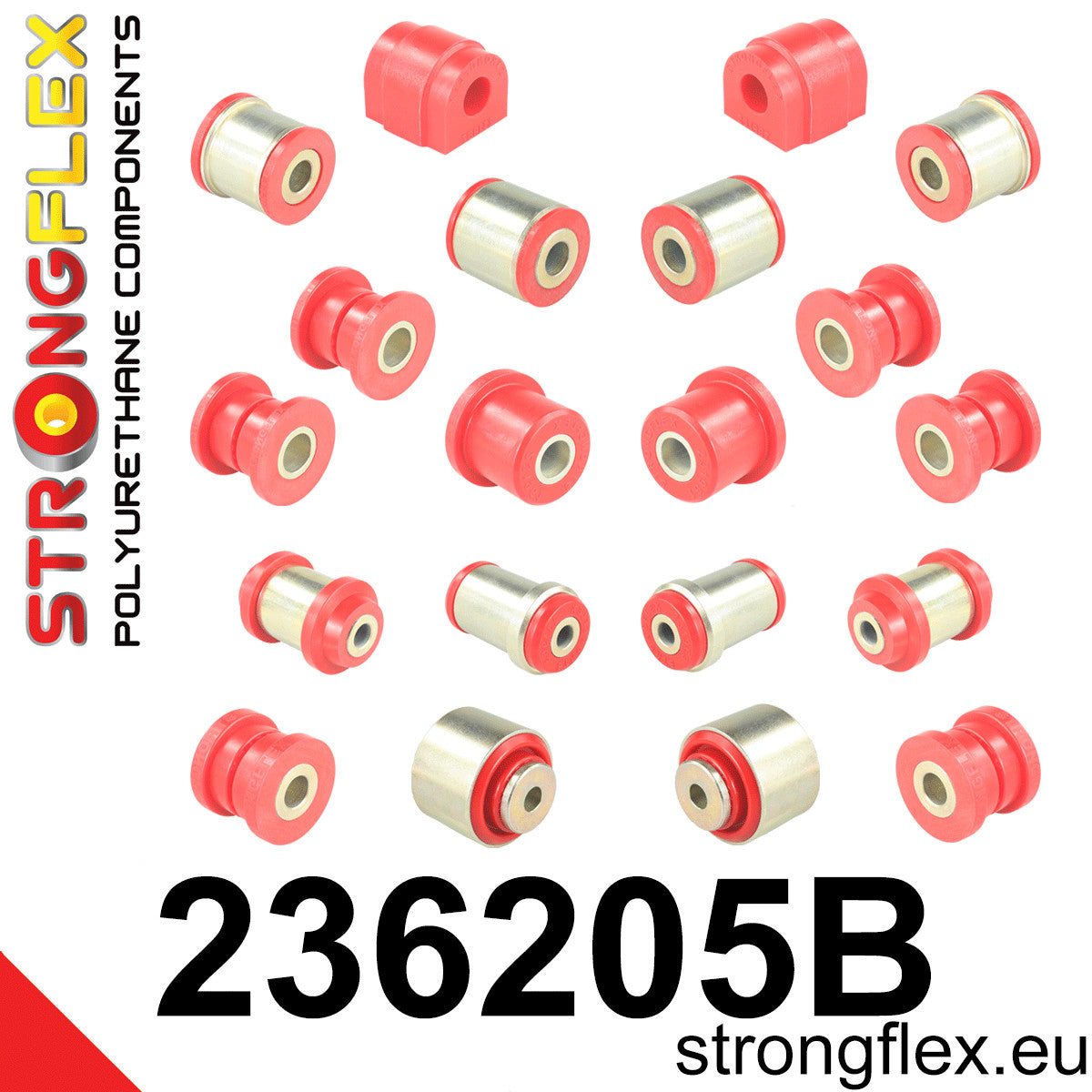 Kit de silentblock de suspensión trasera Volvo S80 FWD S60 V70 (236205B)