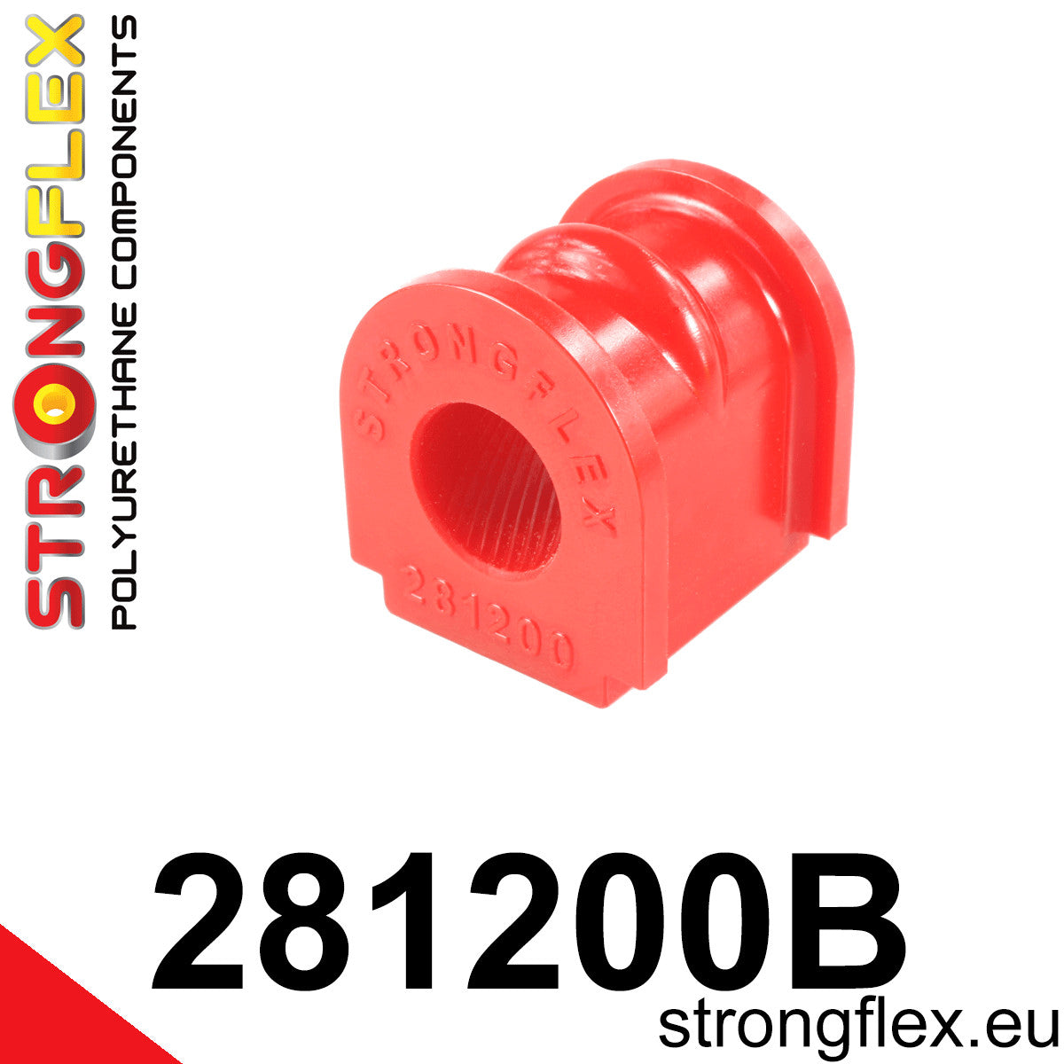 Silentblock de la barra estabilizadora delantera Nissan Micra K11 (281200B)
