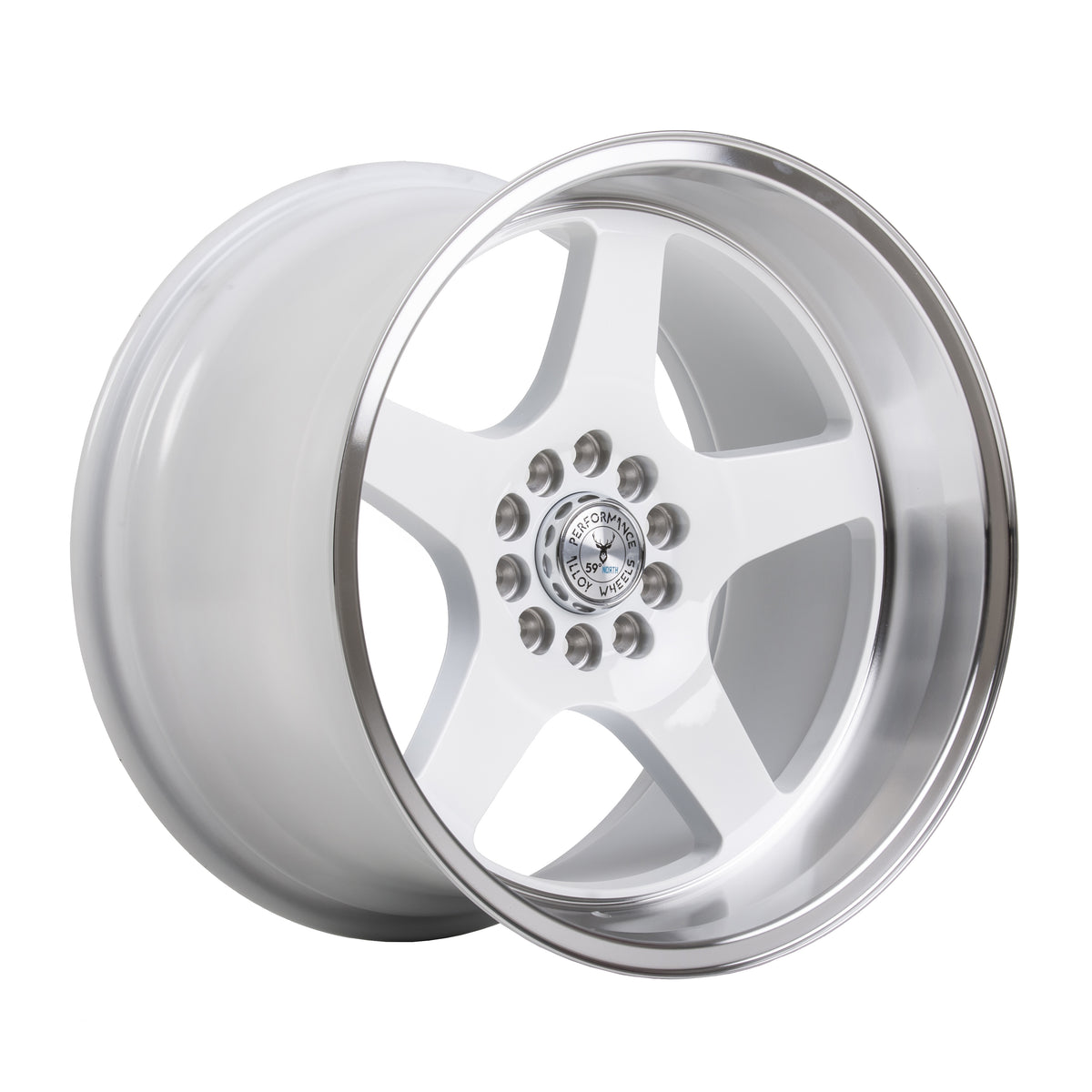 Llanta 59°North D-004 18x11" 5x100/108 ET15 blanco