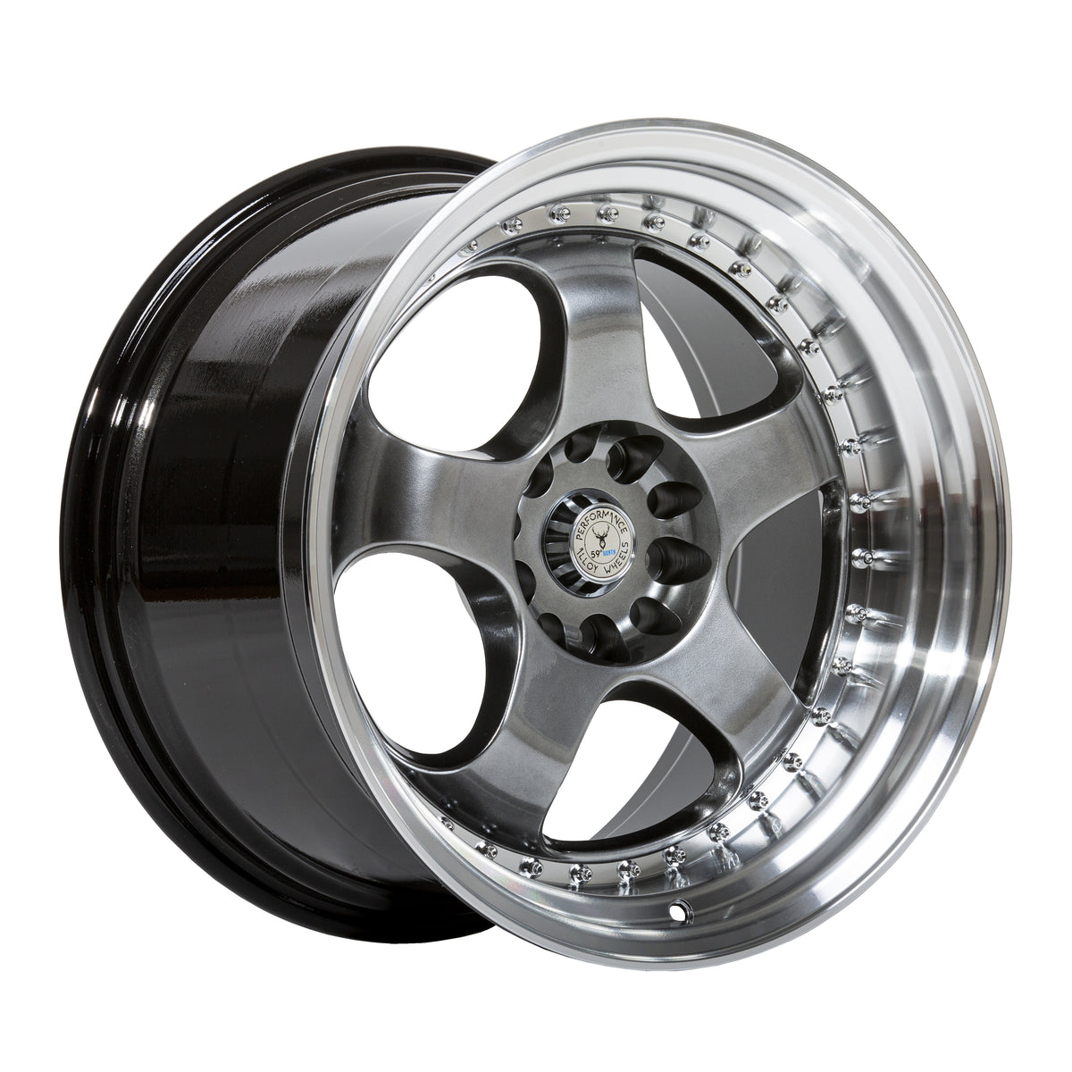 Llanta 59°North D-002 18x10,5" 5x100/108 ET15 negro hyper