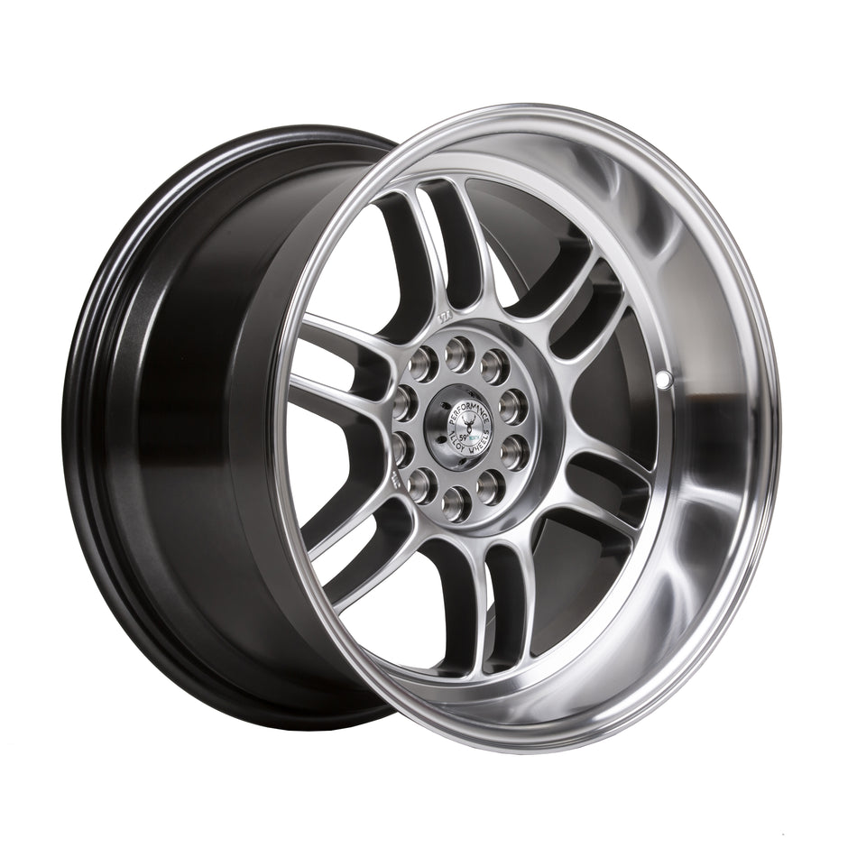 59°North D-006 18x10.5" 5x114.3/120 ET15, Hyper Black