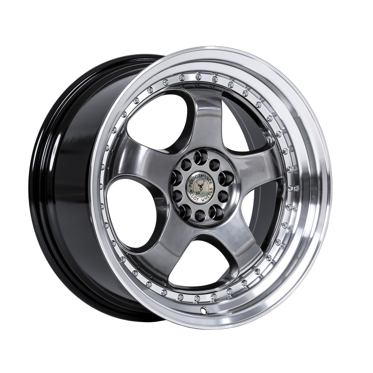 Llanta 59°North D-002 18x8,5" 5x114.3/120 ET35 negro hyper
