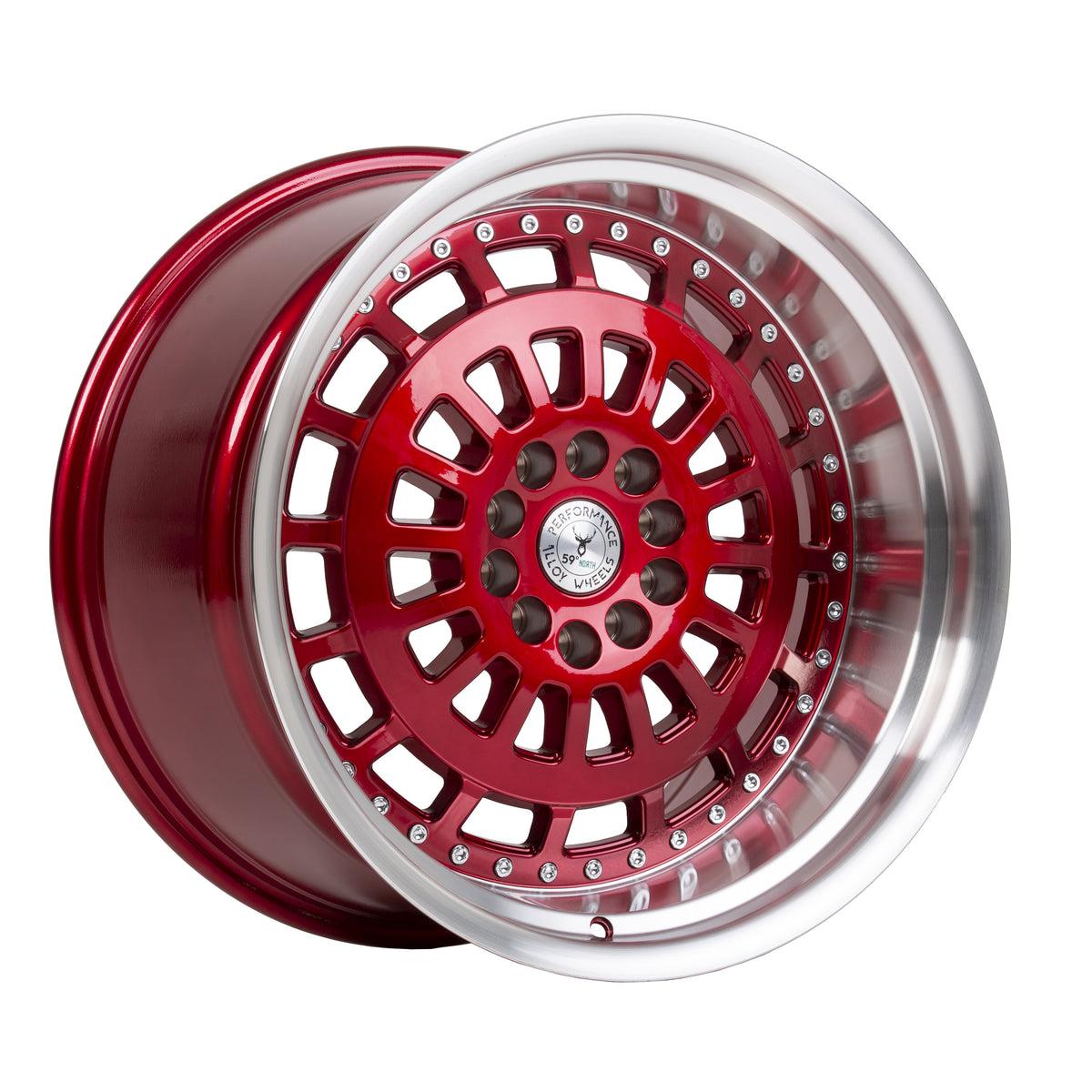Llanta 59°North D-007 19x11" 5x114.3/120 ET20 rojo