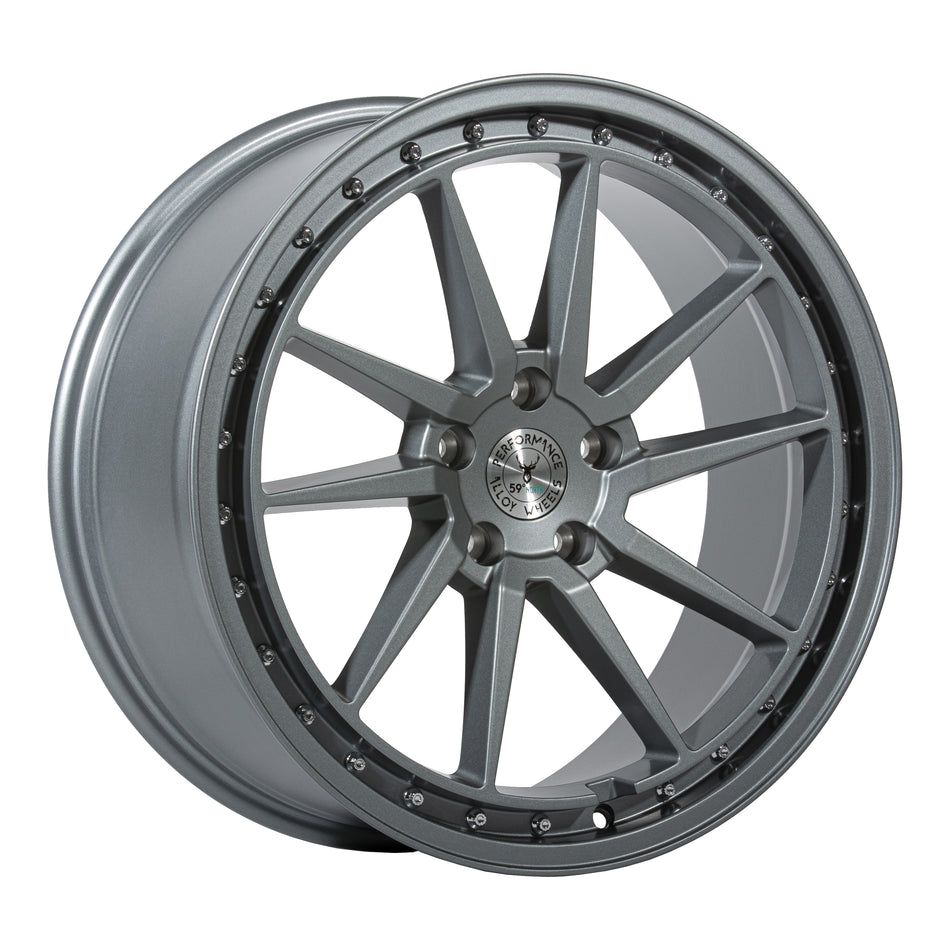 59°North S-001 19x8.5" 5x112 ET38, Gunmetal