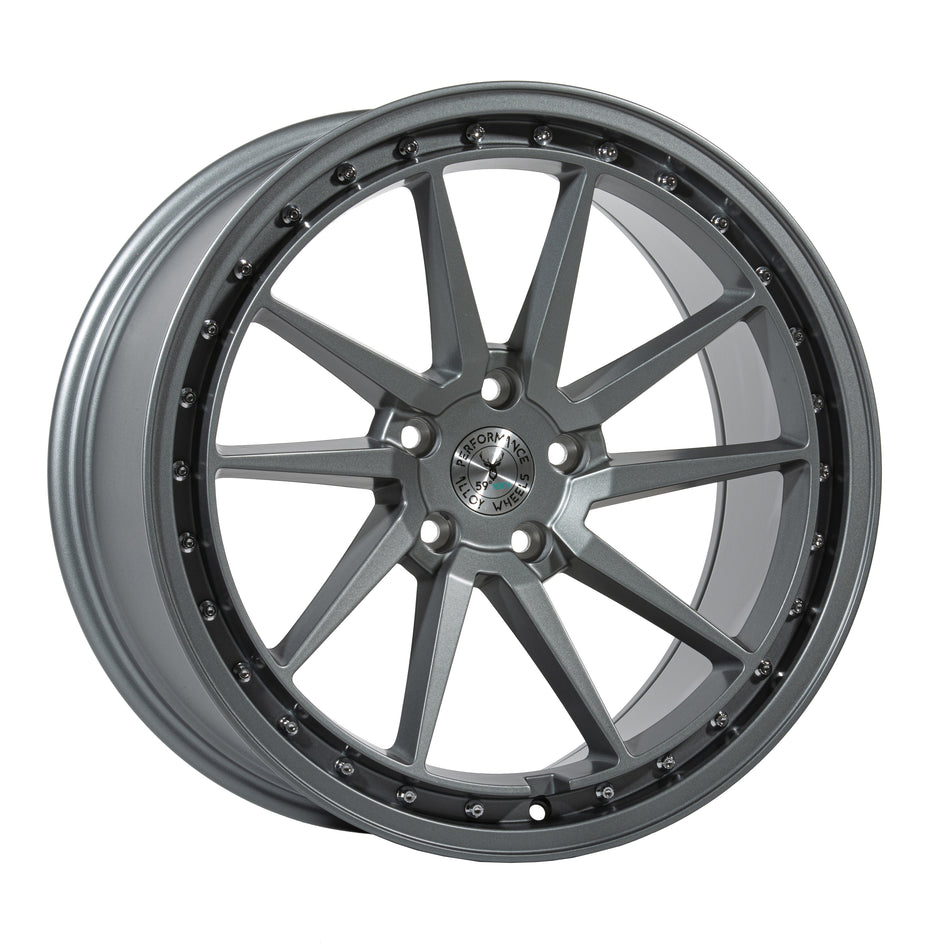 59°North S-001 19x9.5" 5x112 ET40, Gunmetal