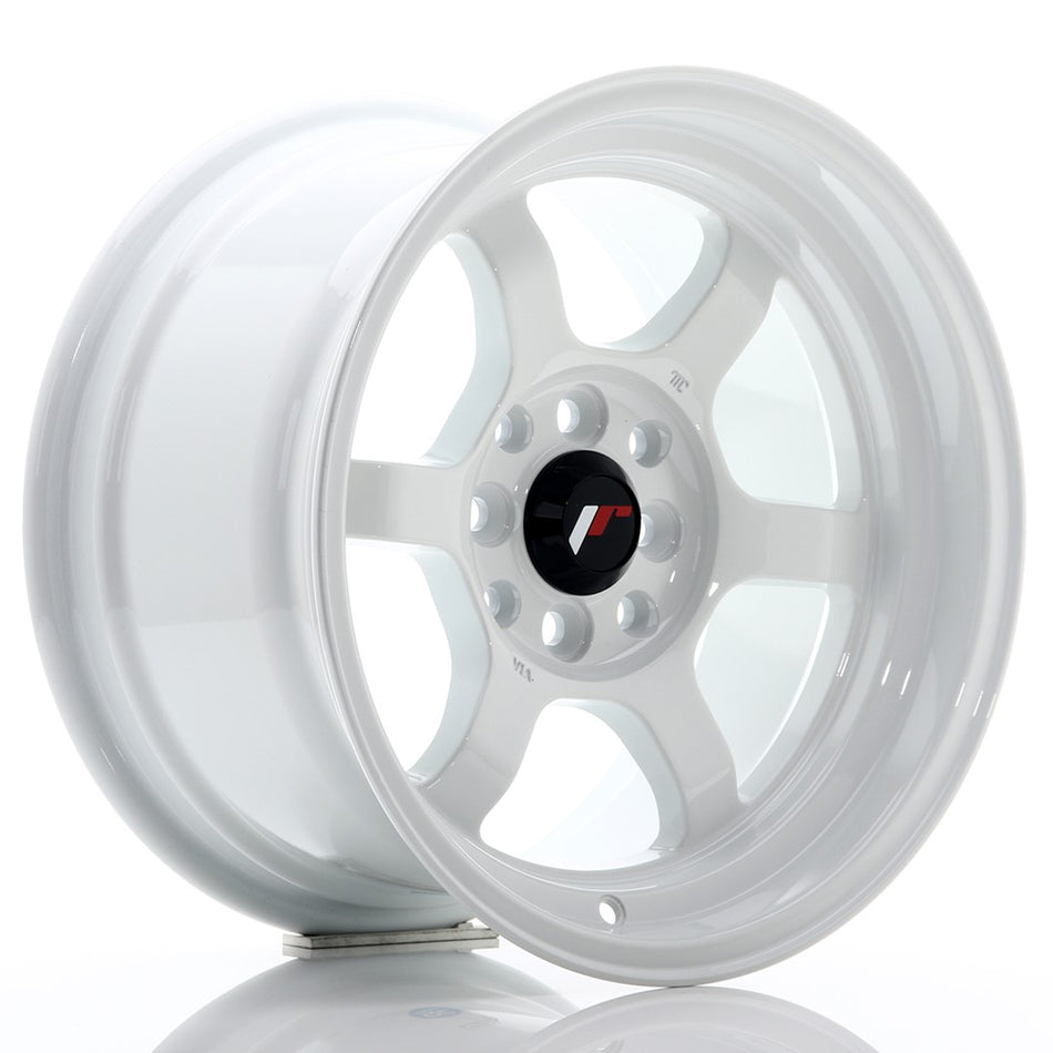 Japan Racing JR-12 15x8.5" 4x100/114.3 ET13, White