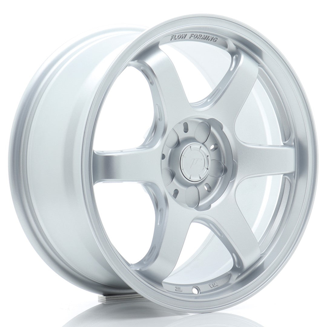 Llanta Japan Racing SL-03 Super Light 17x8" 5 tornillos a medida ET20-42 plata