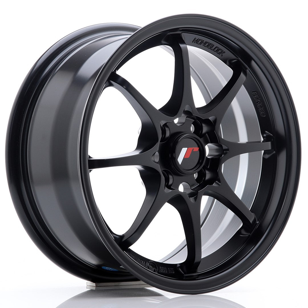 Llanta Japan Racing JR-5 15x7" 4x100 ET35 negro mate