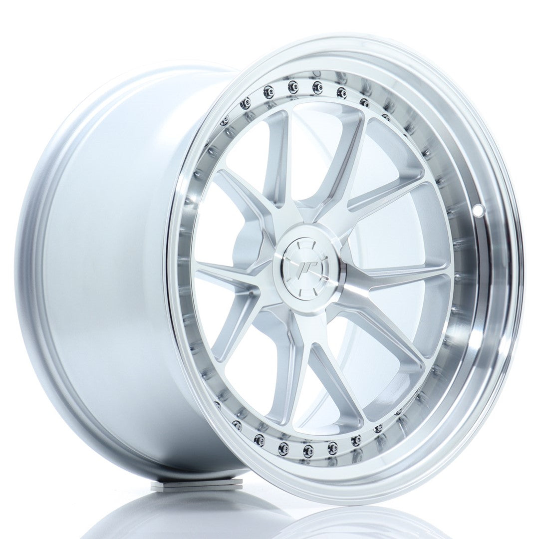 Llanta Japan Racing JR-39 18x10,5" 5 tornillos a medida ET15-22 plata