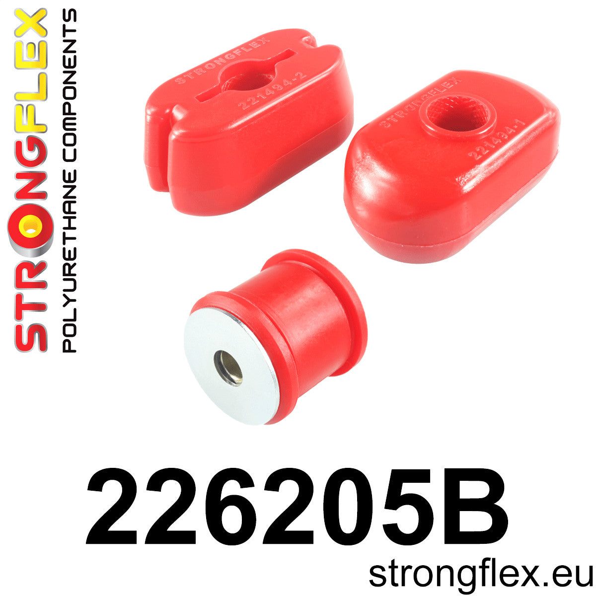 Kit de silentblocks del soporte de la caja de cambios Audi A3 8L 8N 1M 1U (226205B)
