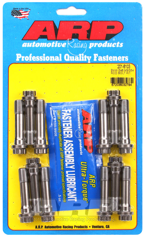 Tornillos de biela ARP para BMW M3 E46 1st generation (S54B32 M11 x 47 mm) Please check the diameter of your bolts (M10 or M11) - 201-6103