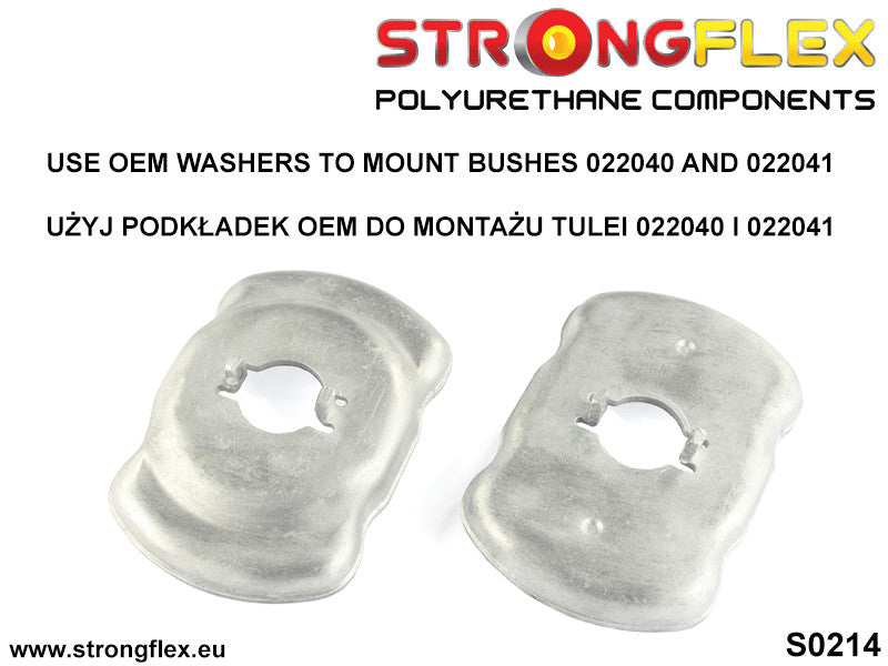 Silentblock trasero del subchasis trasero Audi A6 C7 FWD Quattro S6 RS6 A7 (022041B)