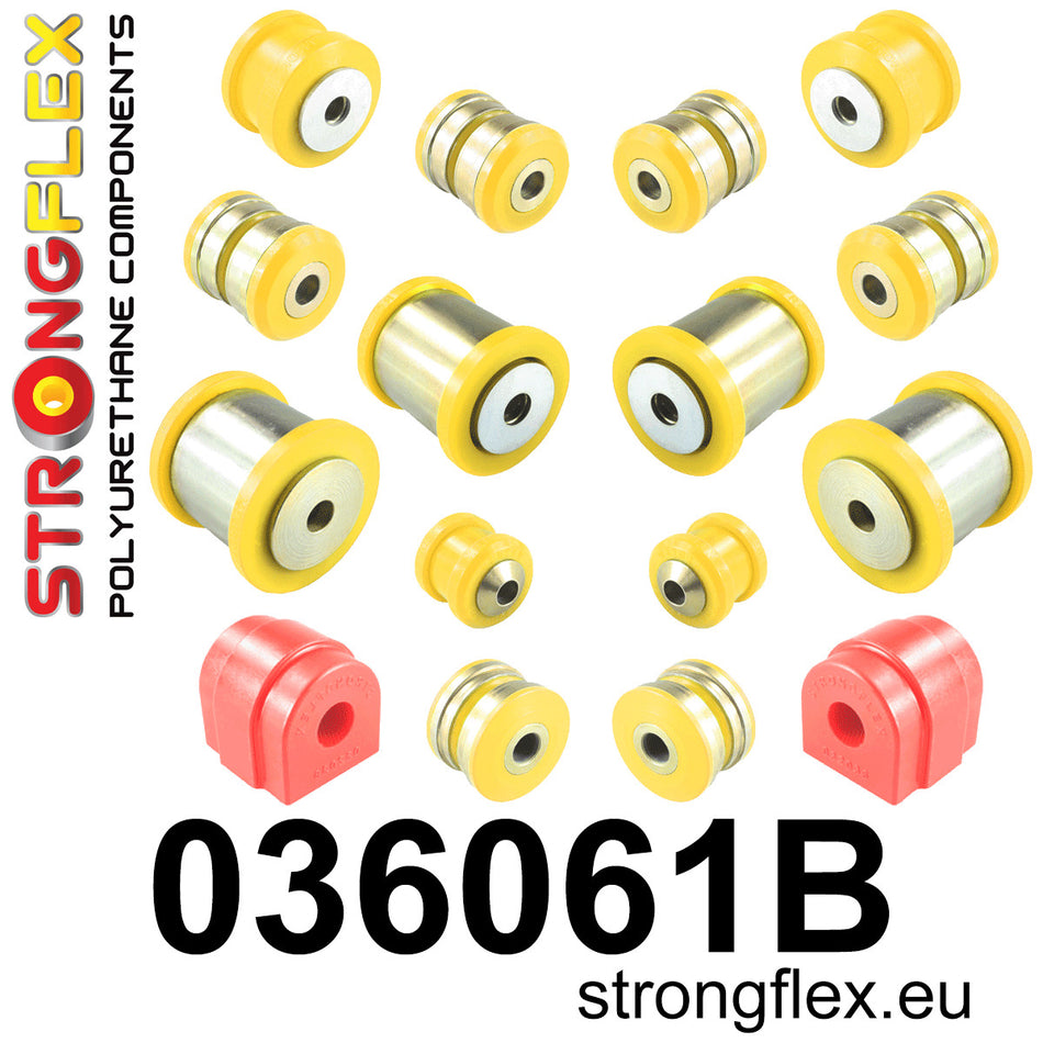 Rear suspension bush kit - BMW > Serie 5 > VI  F10 / F11 / F07 > F11  Touring RWD|BMW > Serie 5 > VI  F10 / F11 / F07 > F11  Touring xDrive|BMW > Serie 5 > VI  F10 / F11 / F07 > F07  5 GT RWD|BMW > Serie 5 > VI  F10 / F11 / F07 > F07  5 GT xDrive