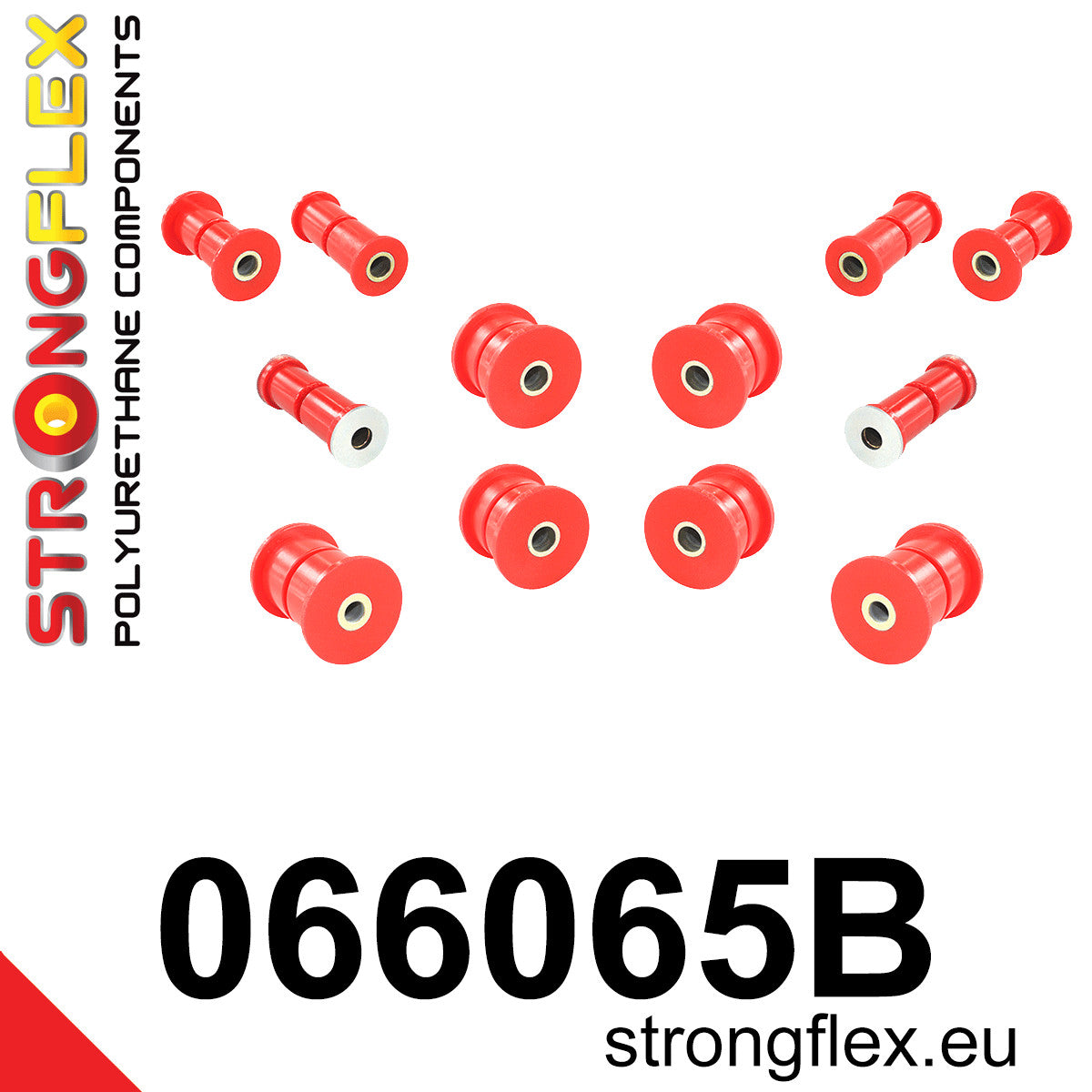 Kit de silentblock de suspensión trasera Fiat 125P 1300 1500 Polonez (066065B)
