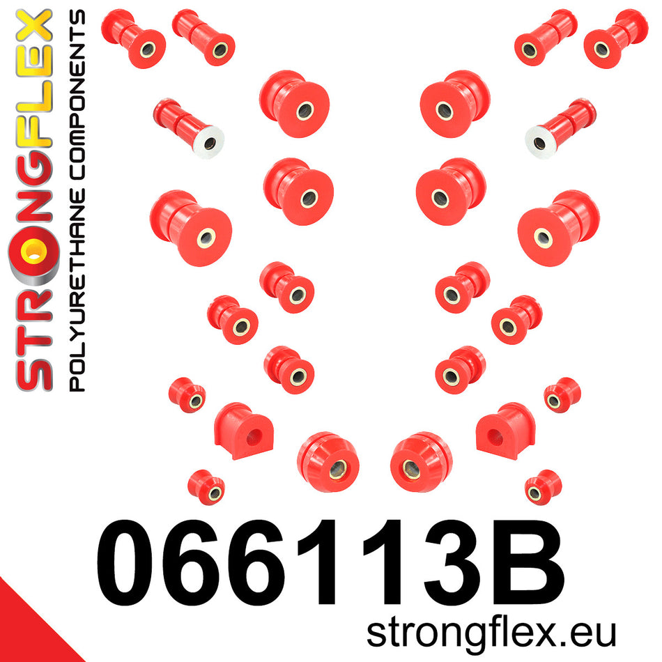 Kit completo de silentblocks de suspensión Fiat 125P 1300 1500 Polonez (066113B)