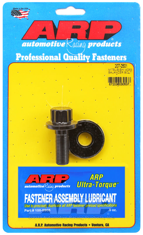 Tornillo de polea de cigüeñal ARP para Mitsubishi 4G63 (14x1.50 - longitud 19 mm) - 207-2501