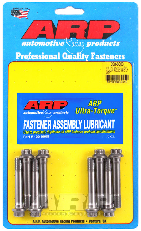 Tornillos de biela ARP para Honda K20A y K24A - 208-6003