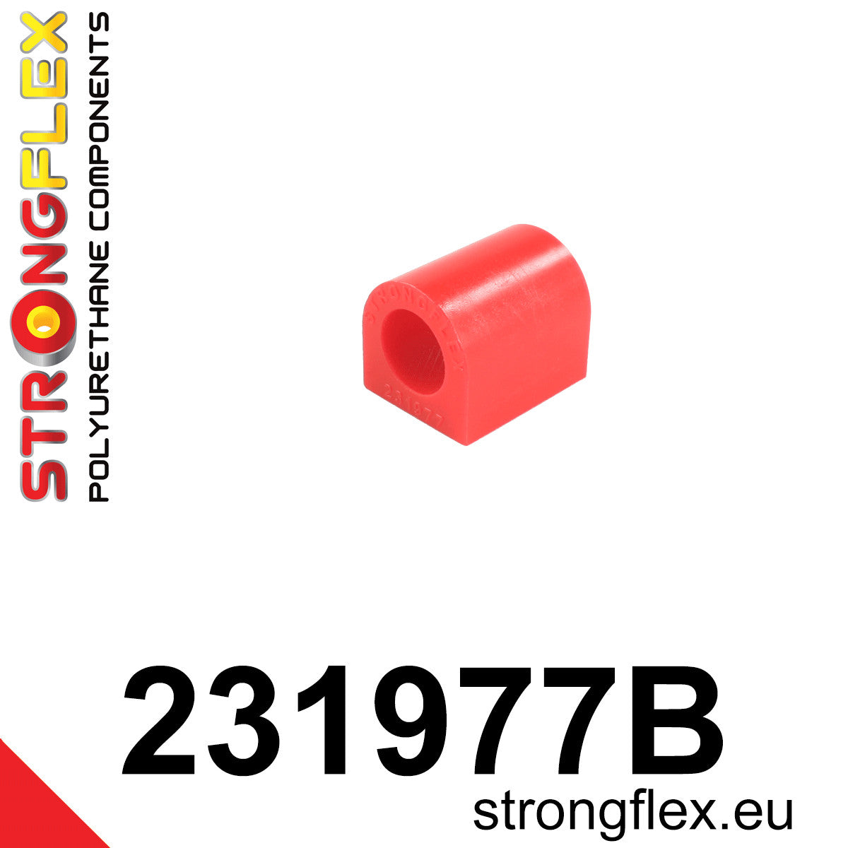 Silentblock de la barra estabilizadora delantera Volvo Serie 200 (231977B)
