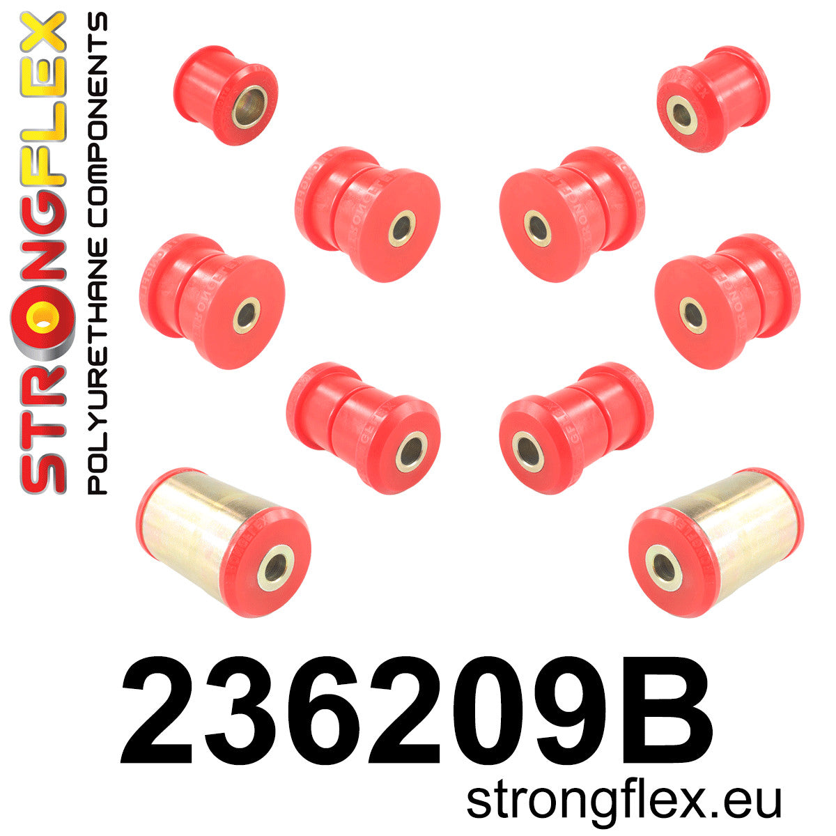 Kit de silentblock de suspensión trasera Volvo Serie 200 (236209B)