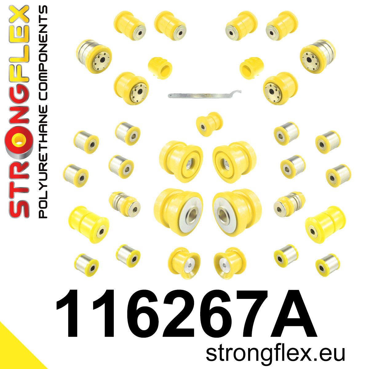 Kit completo de suspensión SPORT Mercedes CL C215 W220 RWD Clase S (116267A)
