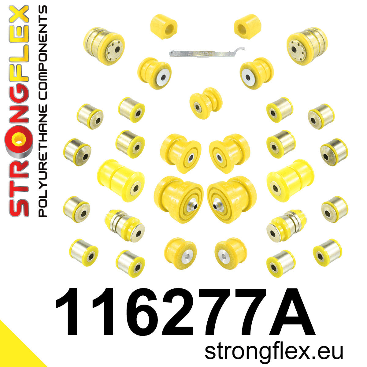 Kit completo de silentblocks de suspensión SPORT Mercedes GLK X204 (116277A)