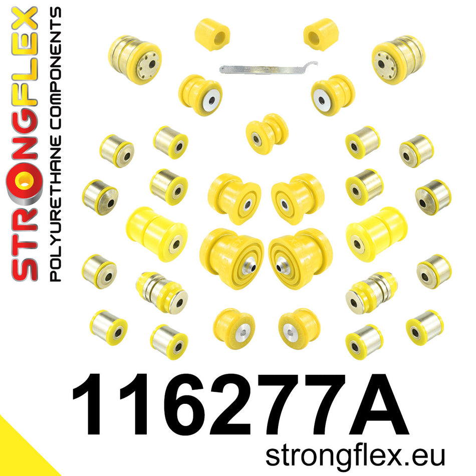 Kit completo de silentblocks de suspensión SPORT Mercedes GLK X204 (116277A)