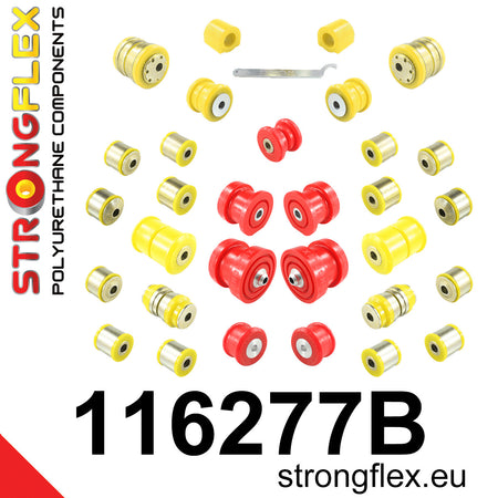 Kit completo de silentblocks de suspensión Mercedes GLK X204 (116277B)