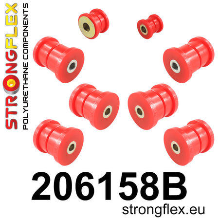 Kit de silentblock de suspensión trasera Suzuki Ignis G3X Justy Wagon R+ (206158B)