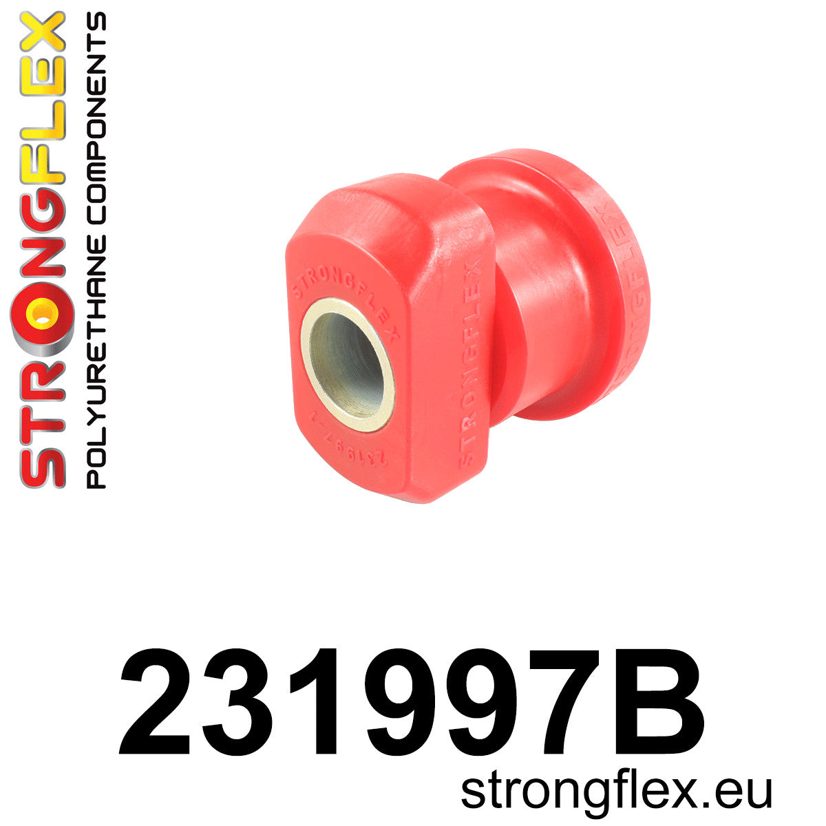 Silentblock trasero del subchasis trasero Volvo Serie 700 Serie 900 (231997B)