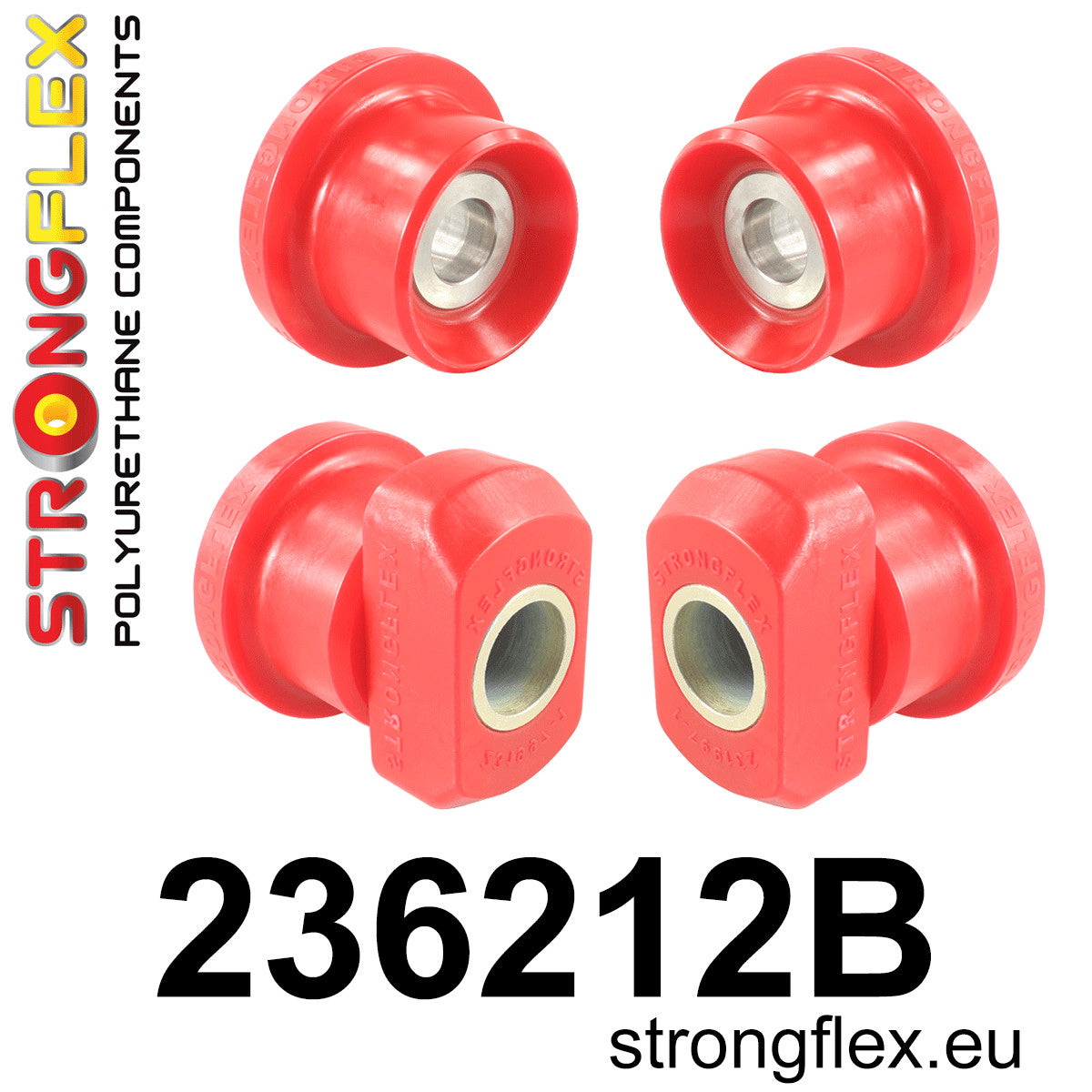 Kit de silentblocks de montaje del eje trasero Volvo Serie 700 Serie 900 (236212B)