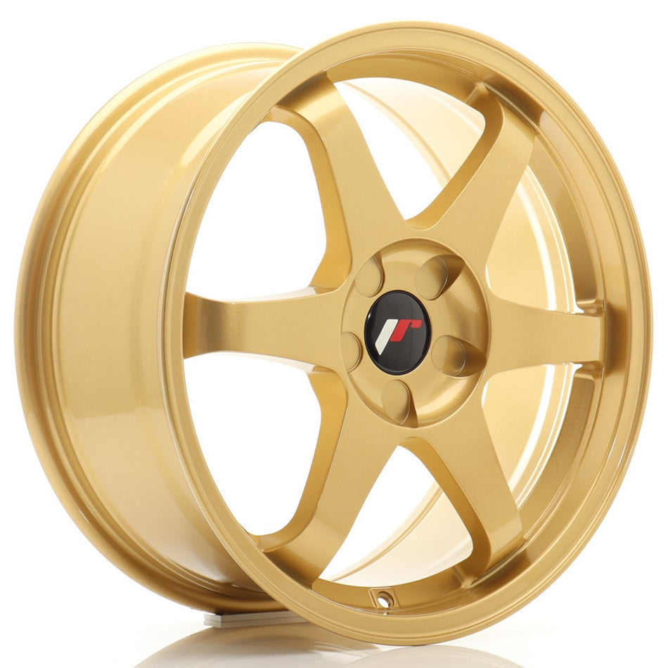 Japan Racing JR-3 18x8" (5 hole custom PCD) ET20-45, Gold
