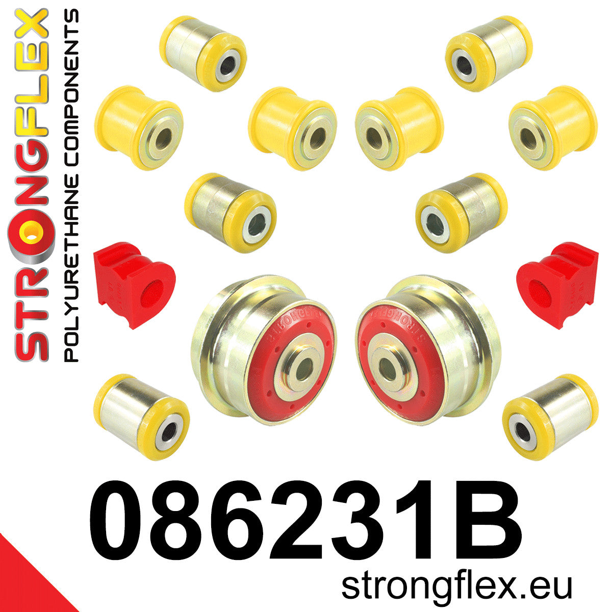 Kit de silentblock de suspensión trasera Honda Accord (086231B)