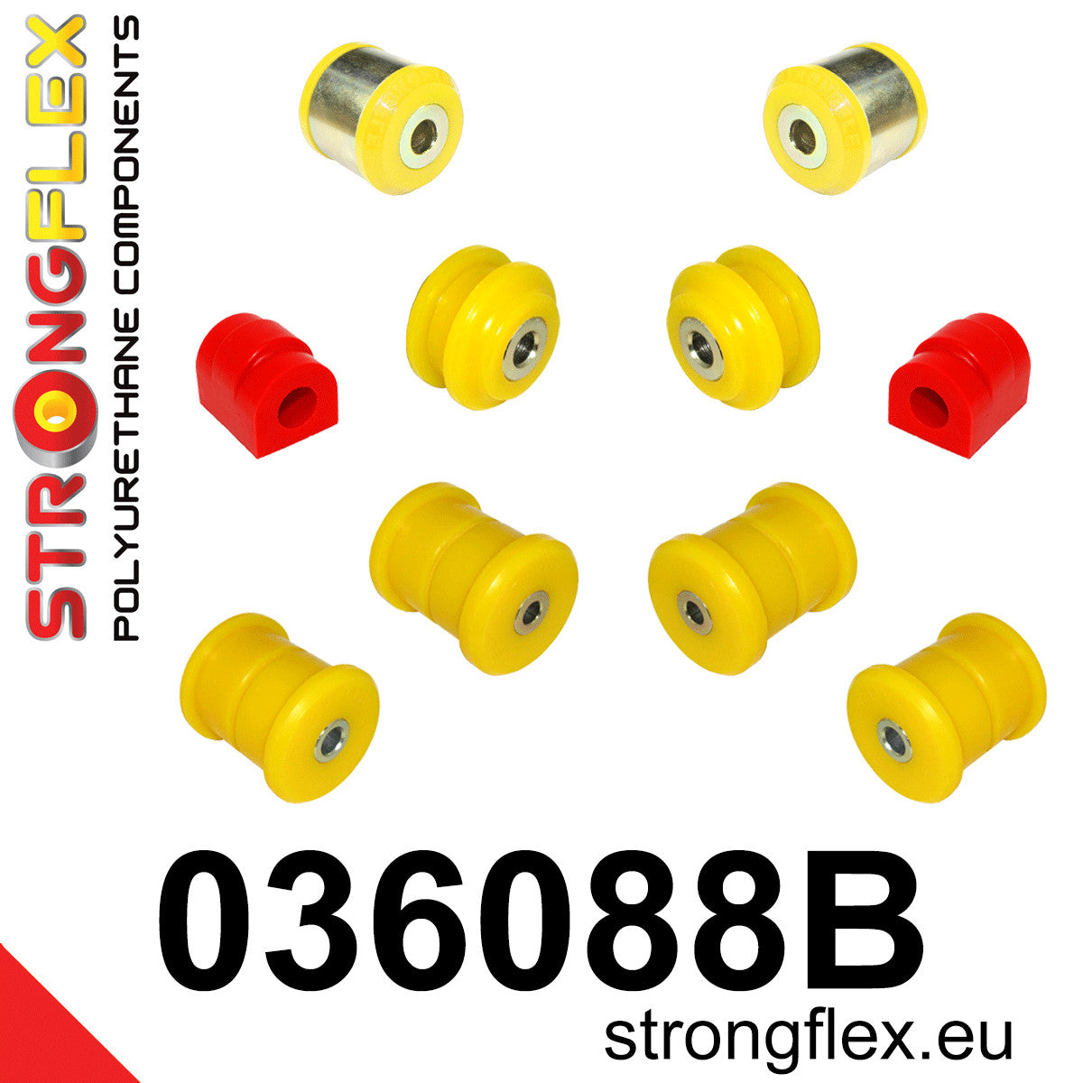 Kit de silentblocks de suspensión trasera BMW E38 (036088B)