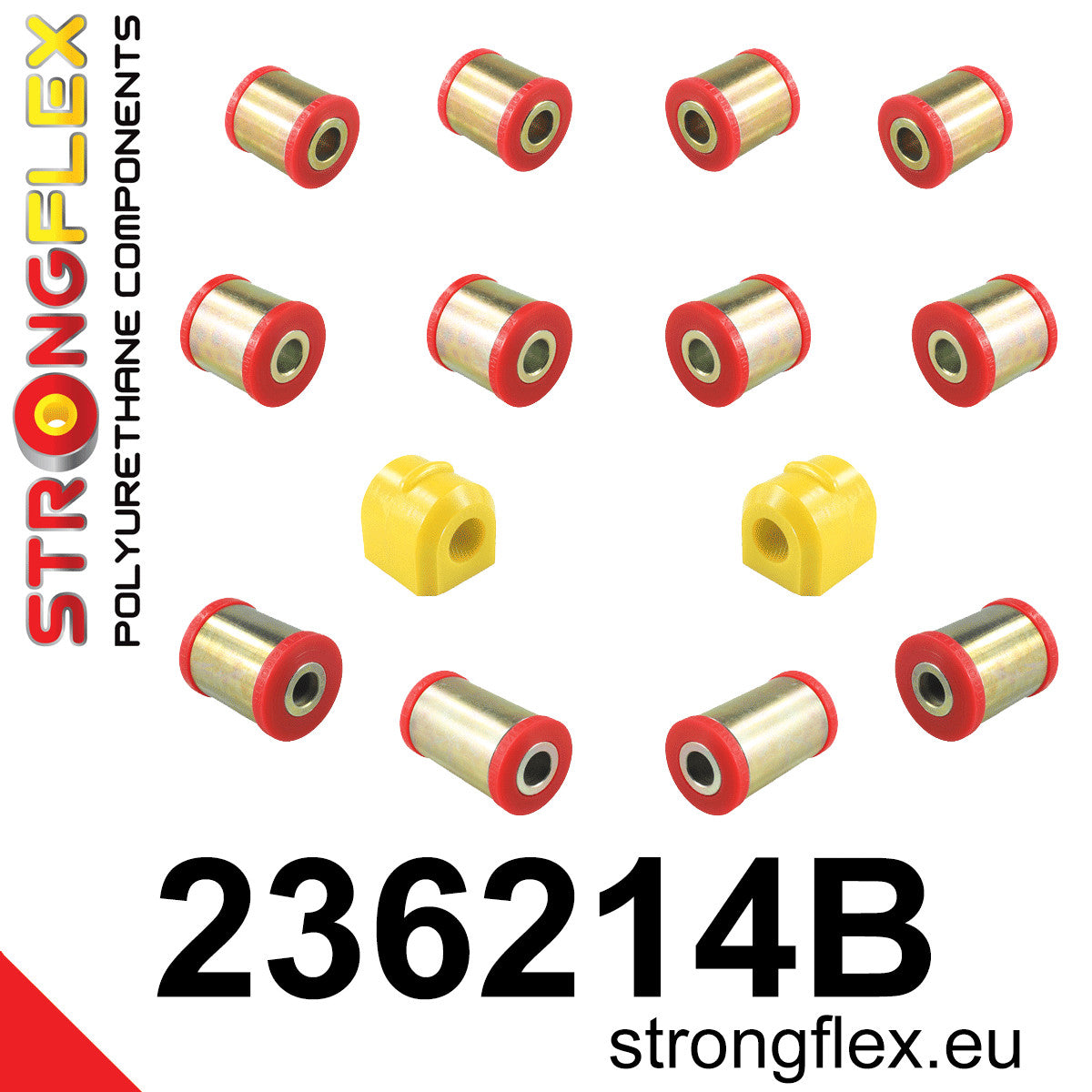 Kit de silentblock de suspensión trasera Volvo C30 S40 V50 C70 (236214B)