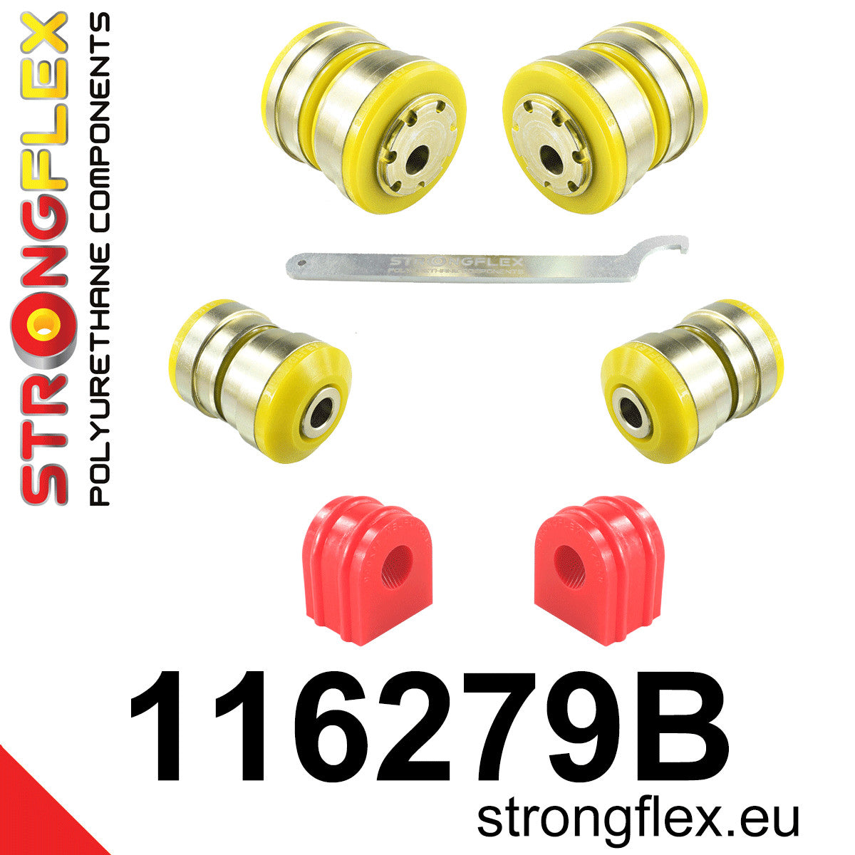 Kit de silentblocks de suspensión delantera Mercedes SLK R172 (116279B)
