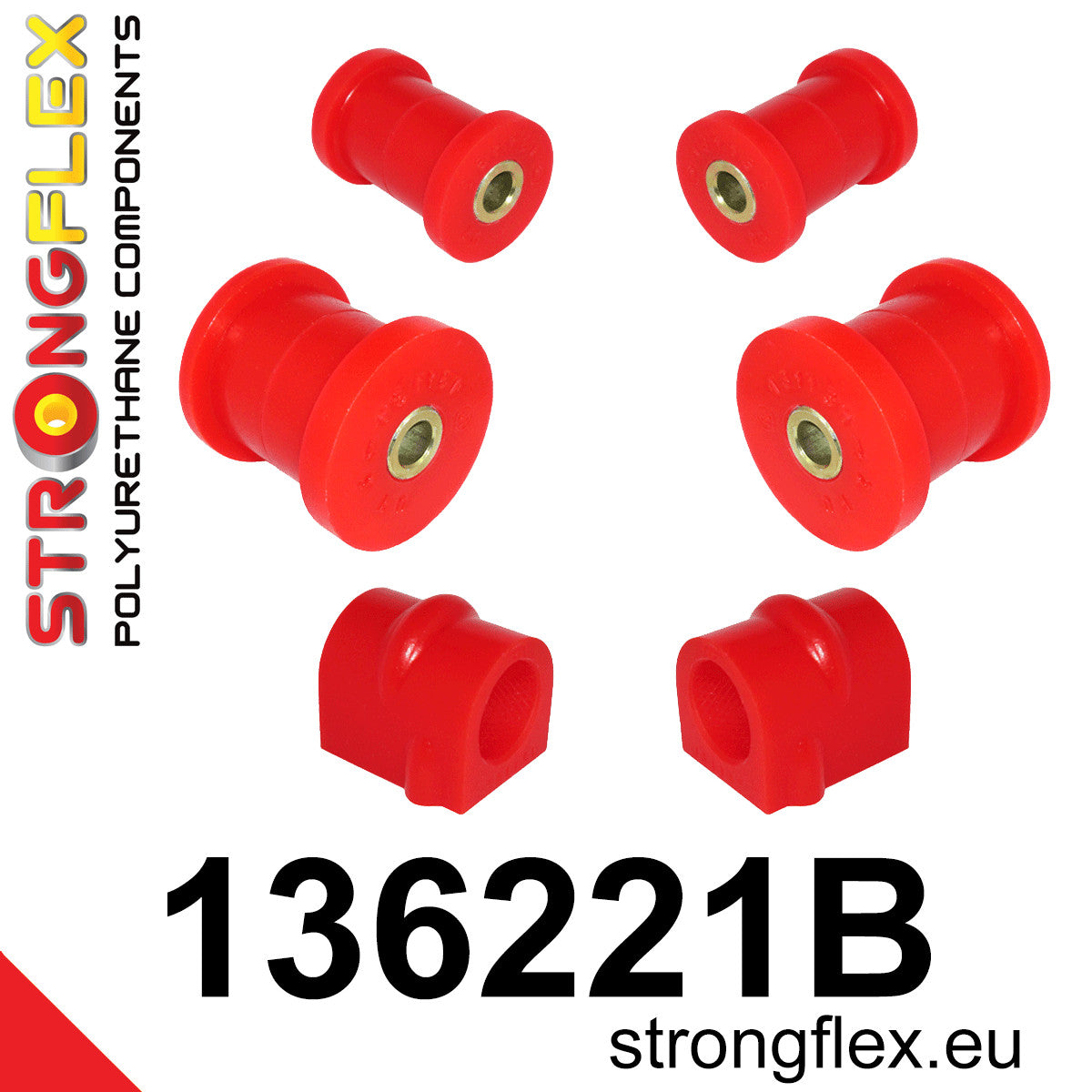 Kit de silentblocks de suspensión delantera Opel Astra A05 Zafira Meriva (136221B)
