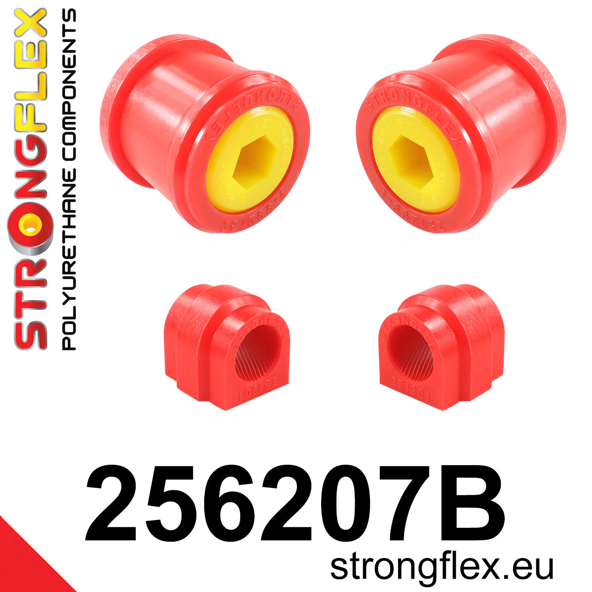 Kit de silentblocks de suspensión delantera Mini R55 R56 R57 R58 R59 (256207B)
