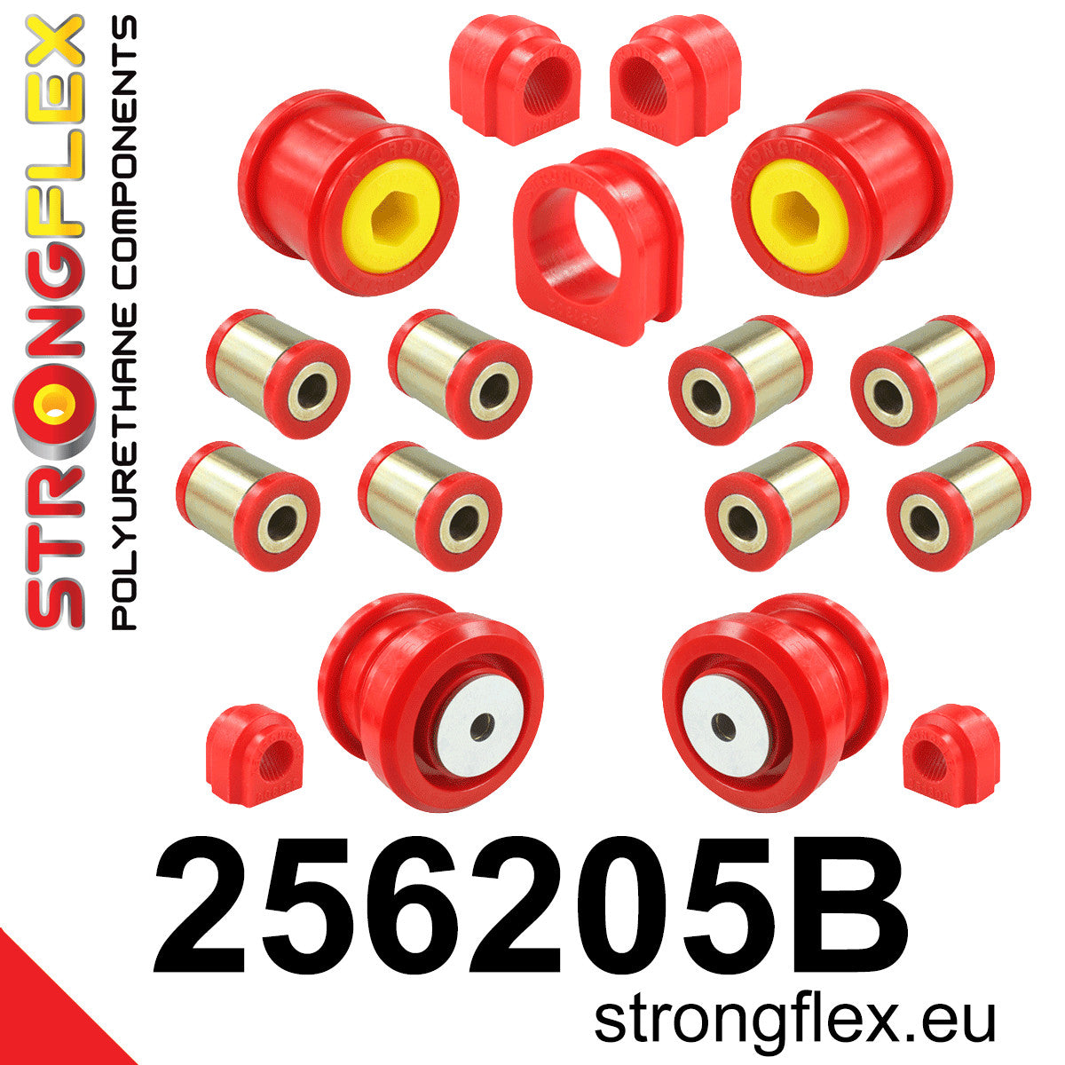 Kit completo de silentblocks de suspensión hasta 05/2003 Mini R50 R52 R53 (256205B)